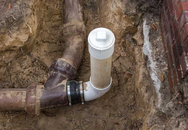 sewer line