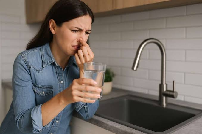 tap water smells bad